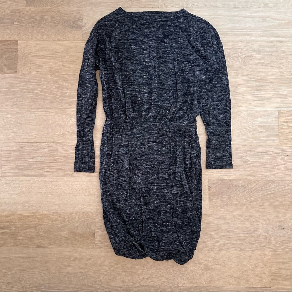 WILFRED - BERCOT DRESS - HEATHER BLACK - SIZE MEDIUM - Picture 2 of 5